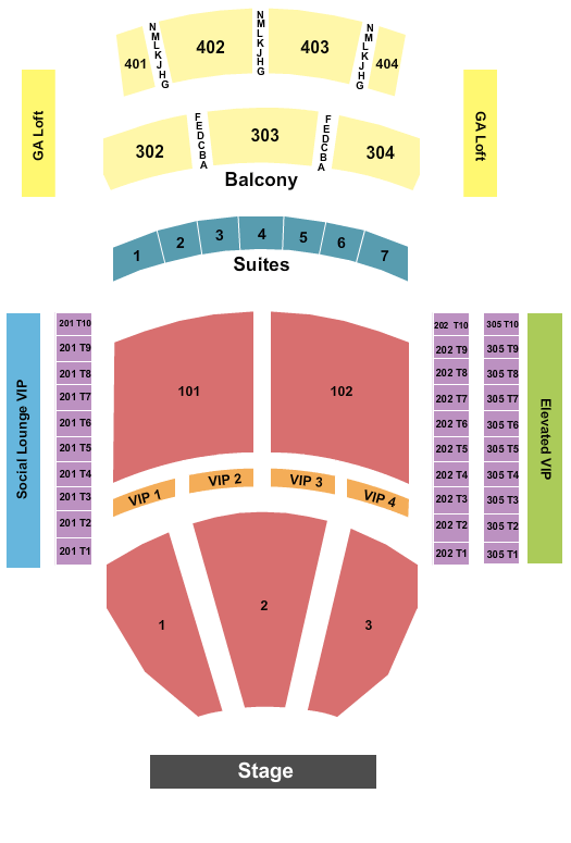 The Theater Wu-Tang Clan Seating Chart